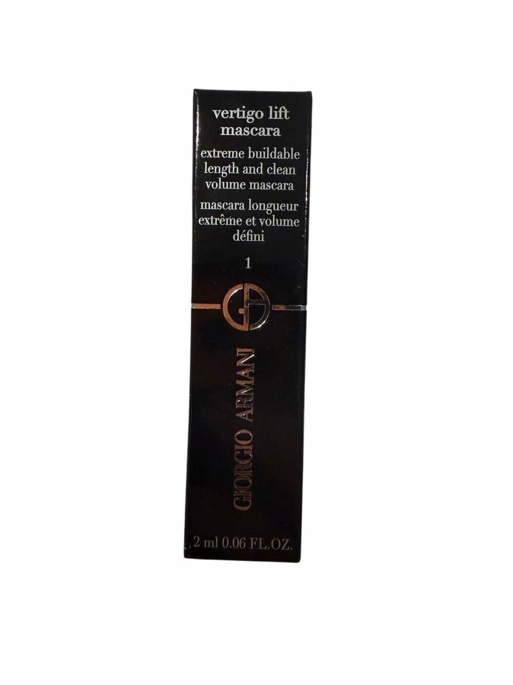 New Giorgio Armani Vertigo Lift Mascara Sample